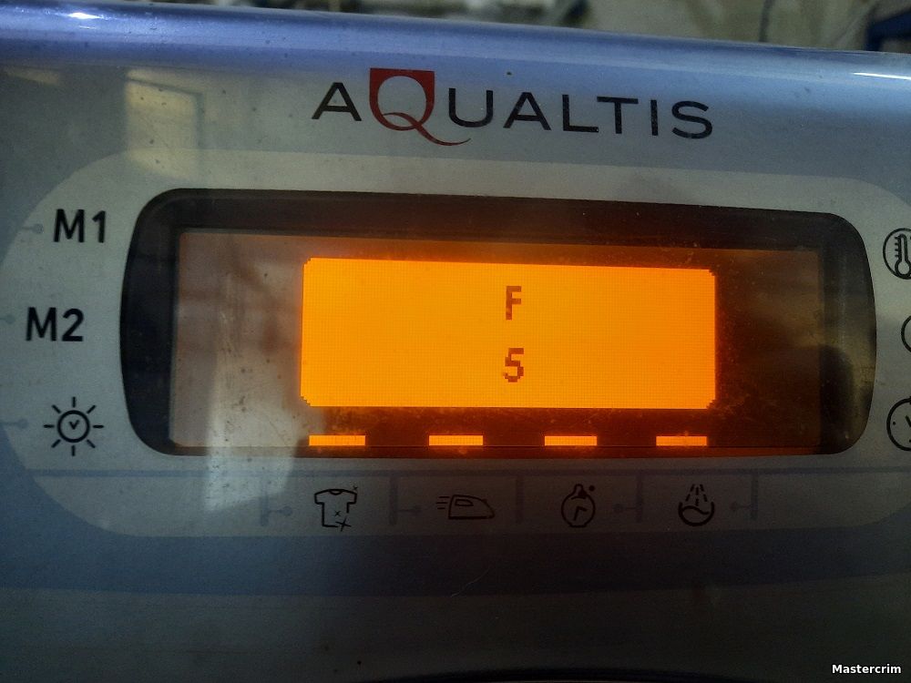 Стиральная машина HP Ariston AQUALTIS AQM8D29U(EU)/B ошибка F5 субкод 03