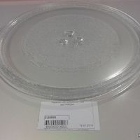 Тарелка (блюдо) для микроволновой (СВЧ) печи Daewoo, 255 мм с креплением