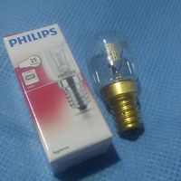 Лампочка Philips подсветки камеры в электродуховке, печке. Жаростойкая E14, 25W, 220-230V, 300°C