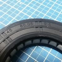 Сальник 45*80.05*9.5/12 стиральной машины Haier, 0020300341B со смазкой